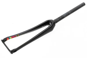 Forcella in carbonio Focus 28 pollici Izalco Race nera per freno cerchio 1 1/8" tapered - Foto 1 di 9