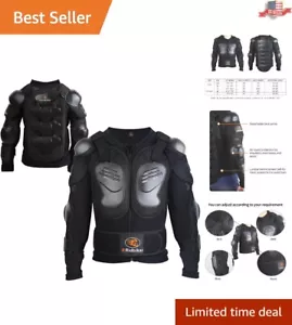 Kids Full Body Armor Protective Jacket - Motorcycle Chest Spine Protector Gear - Picture 1 of 9