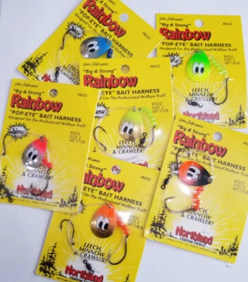 Northland Walleye Spinner Northland Fishing Tackle Crawler Harness Pop-Eye