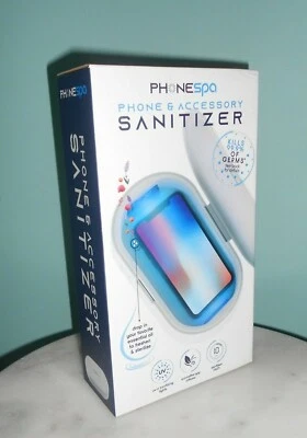 Tzumi Phonespa Phone & Accessory Sanitizer With Aroma Therapy Diffuser. - Image 1 of 4