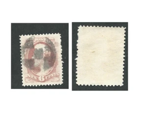 Scott 159, 6c Lincoln, rosa opaco, marca secreta, XF SOTN BALÓN DE FÚTBOL cancelar - Imagen 1 de 1