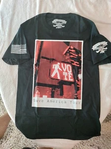 New I Love My Freedom Black Save America Tour T-Shirt Men'size 2XL. 5T - Bild 1 von 7