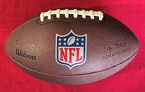 Wilson "The Duke" Official NFL Game Football Roger Goodell Signature Rare Ball