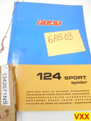 Catalogo parti di ricambio carrozzeria auto d’epoca per Fiat 124 Sport Spider  - Immagine 1 di 2