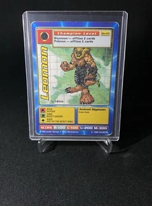 1999 Bandai Digimon Leomon #Bo-03 Champion 1st Edition Unlimited MP - Bild 1 von 2
