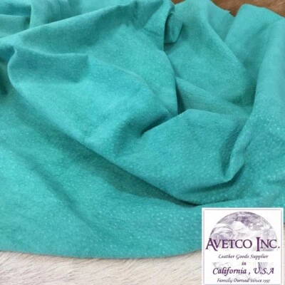 Avetco Premium Spectra Green Pig Suede Leather – Garment Hide 2oz 0.8mm 6–8 SF - Image 1 of 4