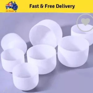 432HZ Crystal Singing Bowls 7 Chakra Set - Picture 1 of 11