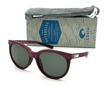 Costa Del Mar VICTORIA Net Plum  / Gray 580G Polarized 56mm Sunglasses. - Image 1 of 4