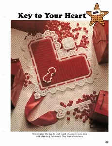 Key To Your Heart The Holidays Plastic Canvas Patterns By Leisure Arts - Picture 1 of 1