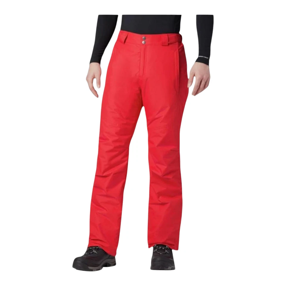 Columbia Men's Bugaboo IV Ski Snow Pants Omni Tech Red Size 1X Regular