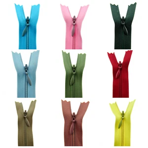 Invisible Zips - Concealed Invisible Zips With Polyester Tape & Matching Puller - Picture 1 of 39