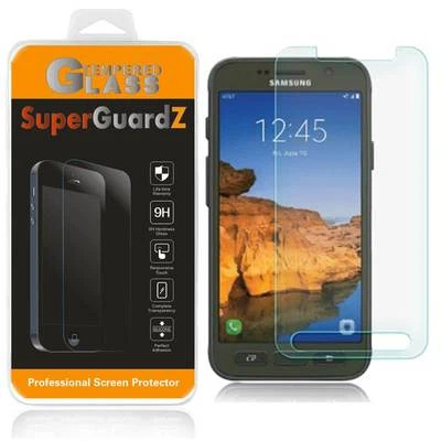 2X SuperGuardZ Tempered Glass Screen Protector For Samsung Galaxy S7 Active - Image 1 of 4