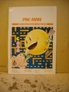 1981 Vintage ATARI PAC-MAN Video Game INSTRUCTIONS BOOKLET FREE SHIPPING! - Picture 1 of 3