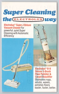 Electrolux Super J Deluxe Vacuum Cleaner Advertising Postcard Midcentury Modern - Picture 1 of 4