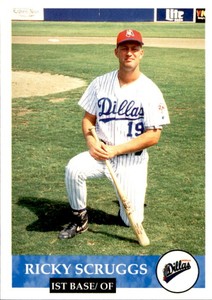 1994 Amarillo Dillas Collect-A-Sport 22 Ricky Scruggs UNLV Farmington New Mexico
