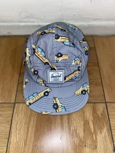 Herschel Supply Yellow Cab Hat Baseball Gray Youth Kids Glendale New York Travel - Picture 1 of 7