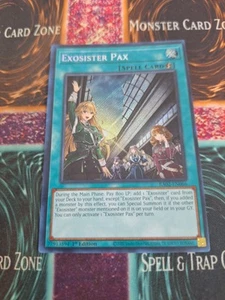 Yu-Gi-Oh! Exosister Pax RA02-EN066 Secret Rare 1st Edition Near Mint - Picture 1 of 4