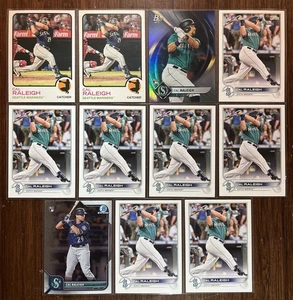 2022 Topps Cal Raleigh Rookie RC Seattle Mariners Big Dumper - 11 Card Base Lot - Picture 1 of 1