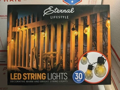 Eternal Lifestyle LED Bulb String Lights 30 Feet - Image 1 of 4