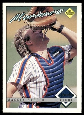 1993 O-Pee-Chee Mackey Sasser Seattle Mariners #328 - Image 1 of 2