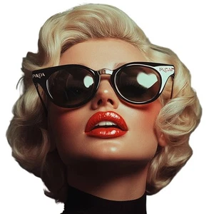 Prada Sunglasses Marilyn Vinyl Car Decal Sticker – Waterproof & UV-Resistant - Picture 1 of 1