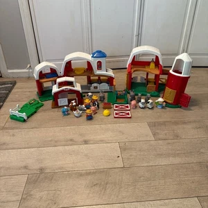 Fisher-Price Little People Bauernhof Konvolut - Scheune, Silo, Zaun, Tiere, Bauern, Zugang - Bild 1 von 21