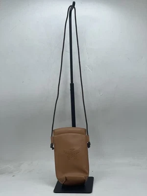 MCM Crossbody Sunglasses Pouch Case With Cleaning Cloth Cognac - Image 1 of 4