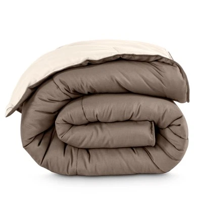 Bare Home Goose Down Alternative Comforter - Reversible Colors - Ultra Soft - Image 1 of 4