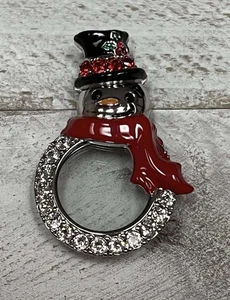Origami Owl Christmas Snowman Locket Limited Edition NEW Medium Size Locket - Picture 1 of 3