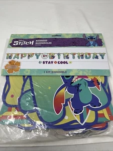 Stitch Movie TV Show Lilo Disney Birthday Party Decoration Double Banner Kit - Picture 1 of 3