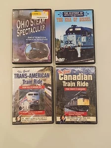 Railroad Train 4 DVDs - Picture 1 of 2