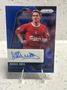 Michael Owen Auto SP! 2024-25 Panini Prizm EPL Blue Shimmer Liverpool Legend! - Picture 1 of 2