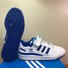 Adidas Forum Low White Royal Blue Casual Sneakers Shoes Fy7756 Men's Size 10