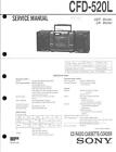 Sony Original Service Manual  für CFD-520L