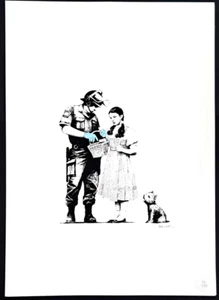Banksy-70x50 cm Limitierte Auflage Nr.52/150 - Bild 1 von 3