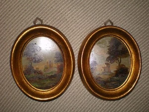 DiPinto Italia Original Pintura al Óleo Firmado Diana Paisaje Italiano Colgante de Pared - Imagen 1 de 8