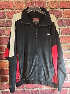 Vintage Y2k FUBU Sports Velour Full Zip Track Jacket Hip Hop Men’s L C100 - Picture 1 of 7