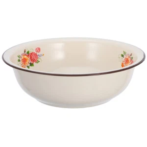 Enamel Basin Vintage Bowls for Kitchen Old-fashioned Washing Baby - Picture 1 of 12