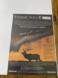 2010 Nosler Firearms Elk Silhouette Hunting ad - Picture 1 of 1
