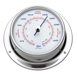 Barigo Barometer Edelstahl poliert Sky 110mm x 32mm 183rfpo - Bild 1 von 1
