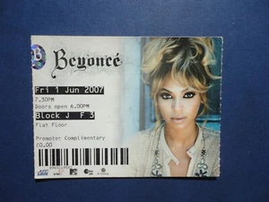Biglietto concerto Beyonce 1 giugno 2007 NEC Arena, Birmingham, Inghilterra - Foto 1 di 2