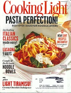 Cooking Light Magazin März 2013 Pasta Perfection Italian Classics Lasagne - Bild 1 von 1