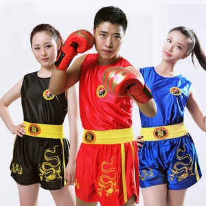  Unisex KungFu MartialArts Taichi Sanda Muay Thai BOXING Fitness Uniform Shorts  - Picture 1 of 12