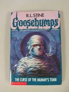 VTG Goosebumps THE CURSE of the MUMMY'S TOMB #5 R. L. Stine 1st Scholastic Print - Picture 1 of 6