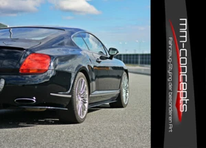 CUP faldones laterales enfoques NEGRO Bentley Continental GT Side Skirts listones - Imagen 1 de 9