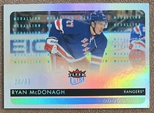 Ryan McDonagh 2014-15 Fleer Ultra Platinum Medallion #117 /99 Numbered Parallel