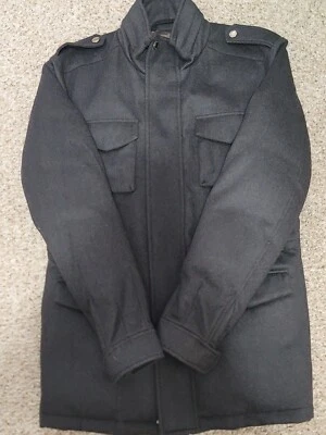 NWT Mens Kiton Kired 100% Cashmere Down Jacket Dark Gray Size 50 - Image 1 of 4