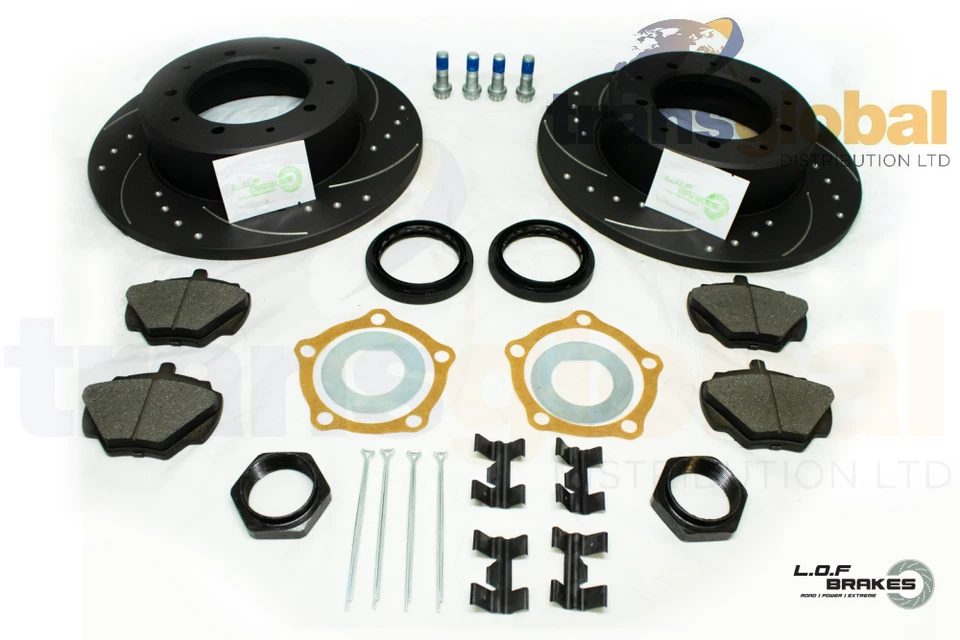Rear Brake Kit for Land Rover Discovery 1 89-98 POWERspec LOF - Image 1 of 1