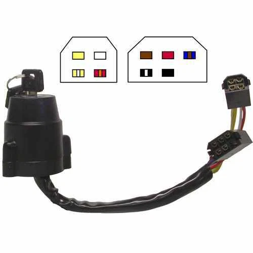 Interruptor de encendido compatible con Yamaha DT 250 (amortiguador doble) 75-76 Foto 1 de 1
