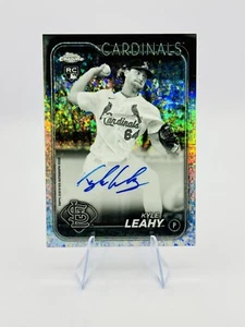 2024 Topps Chrome - #RA-KL Kyle Leahy (RC) Autografo B&W Mini-Diamante Rifrattore - Foto 1 di 2